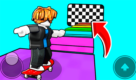 Noob Rides a Skateboard: Obby!