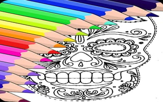 Sugar Skull Coloring Pages