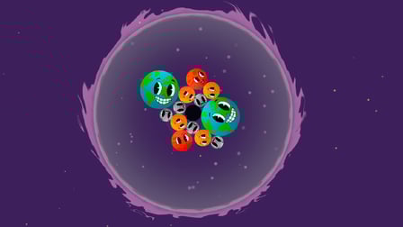 Orbital Planet Merge - Screenshot 1