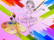 Little Ballerinas Coloring