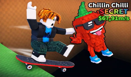 Obby: Skateboard tricks for Brainrots!