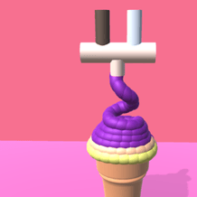 Ice cream shop. Make an ice cream