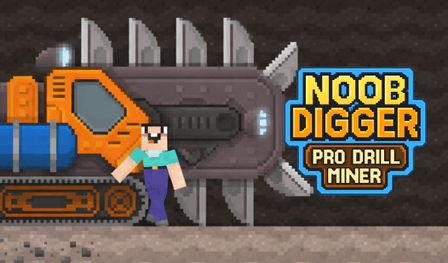 Noob Digger. Pro Drill Miner