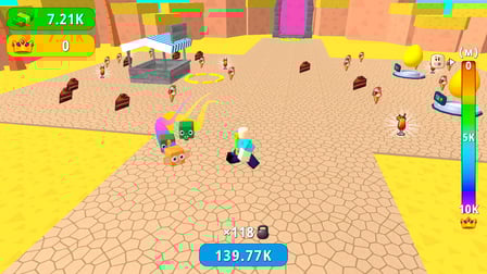 Obby: Eat and Bungee Jump! - Screenshot 3