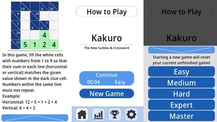 Kakuro - The New Sudoku & Crossword - Screenshot 2