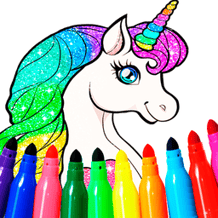 Coloring in the World of Unicorns