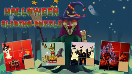 Halloween Sliding Puzzle