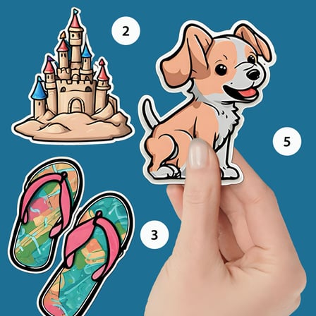 Sticker Book Puzzle: Color By Number thumbnail