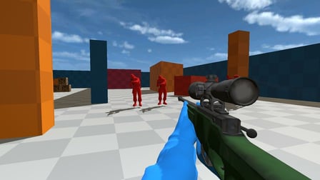 War of the Red and Blue Soldiers: Shooter - Screenshot 4