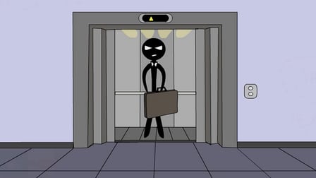 Stick: Two Elevator Escape