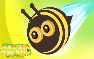 Flower Match Honey Puzzle