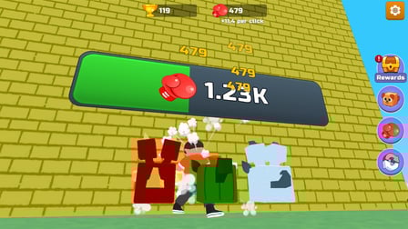 Obby Boxer: Power Per Click - Screenshot 2