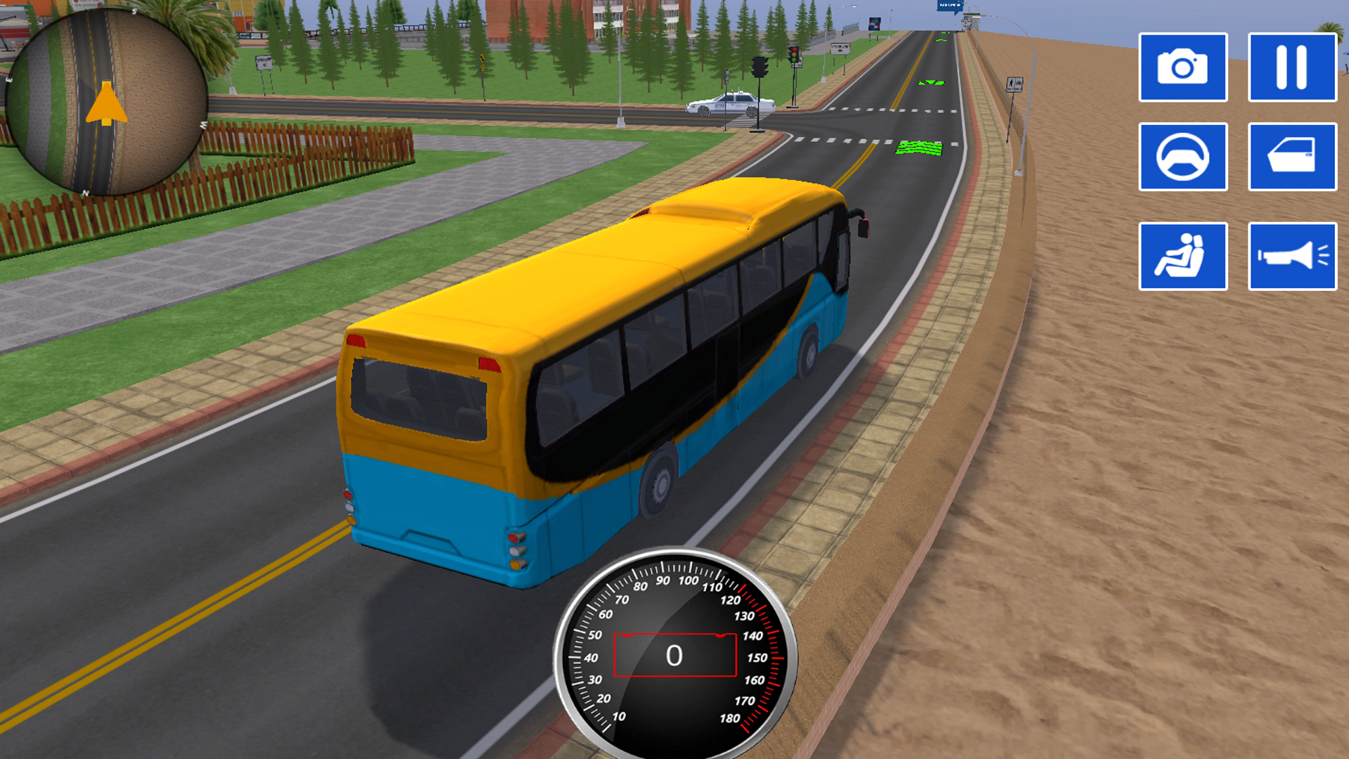 Modern Bus Driving Game cover
