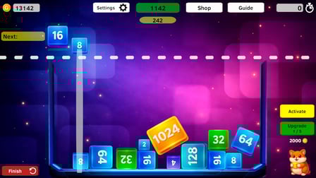 2048 Merge Plite - Screenshot 2