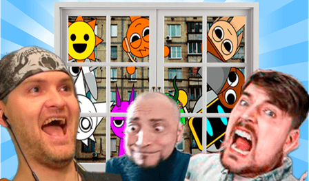 Sprunki in a Russian city!
