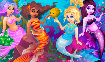 Mermaid Dress up for Girls