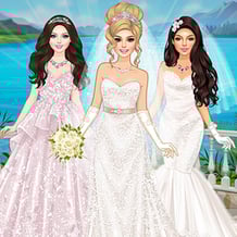Model Wedding Dress Up