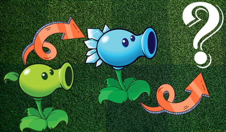 Evolution of the Peashooter: PVZ!