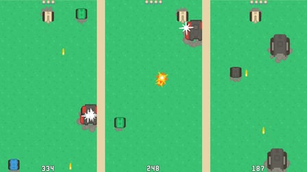 Tanks: BOOM-BOOM Race! - Screenshot 1
