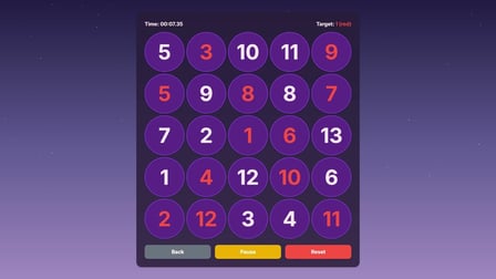Schulte Table PRO - Screenshot 4