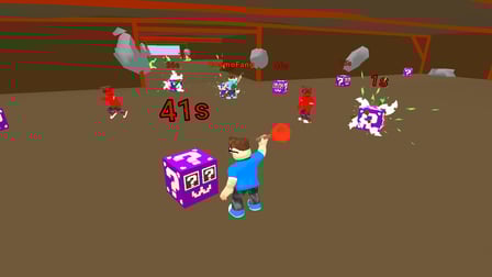 Break a Lucky Block and Steal Brainrot in Cave - Screenshot 4