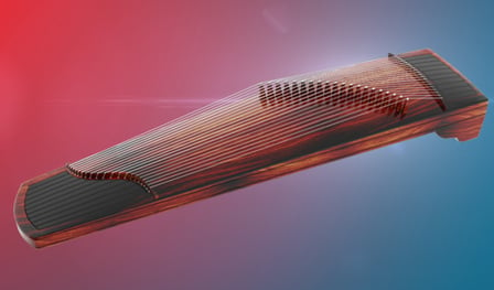 Chinese harp guzheng