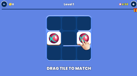 Drag & Match MAZE - Screenshot 1