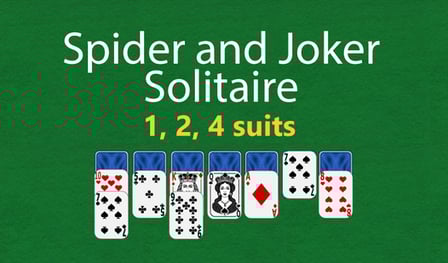 Spider and Joker Solitaire (1, 2, 4 suits)
