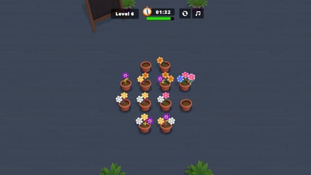 Flower Sort 3D - Screenshot 1