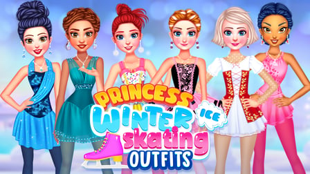 Princess Winter Ice Skating Outfits