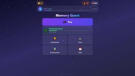 Memory Quest - Screenshot 1