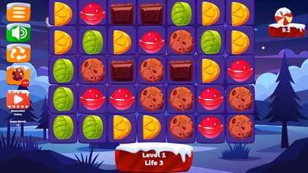 Sugar Blast Snowy Pop - Screenshot 2