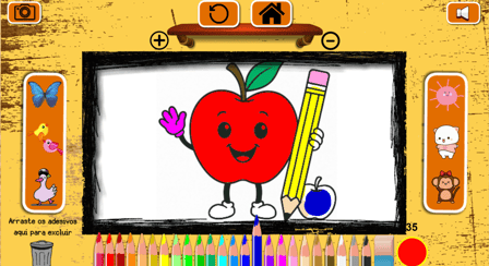 Easy Apple Coloring Book - Screenshot 2