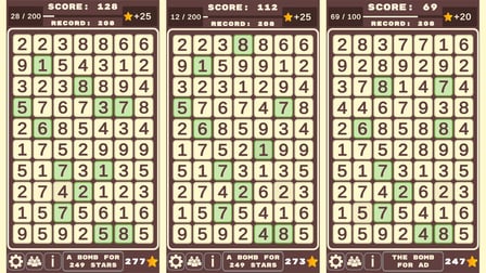 Combination of Numbers: Same Numbers - Screenshot 2