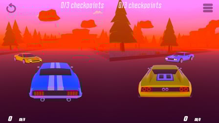 Arcade Racing For 2 - Screenshot 2