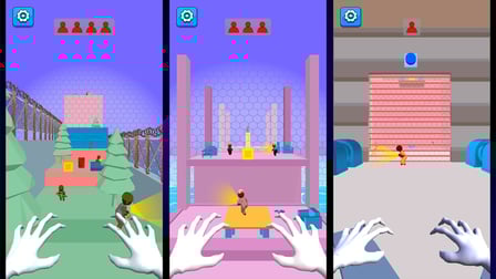 Rubber Hand Strike - Screenshot 2