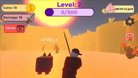 Obby: the best warrior! - Screenshot 1