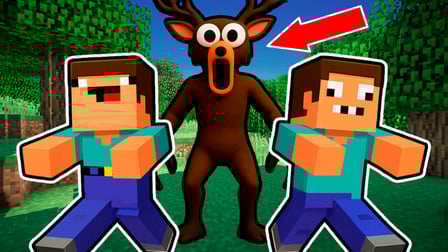 99 Nights in the Forest with Noob and Pro!