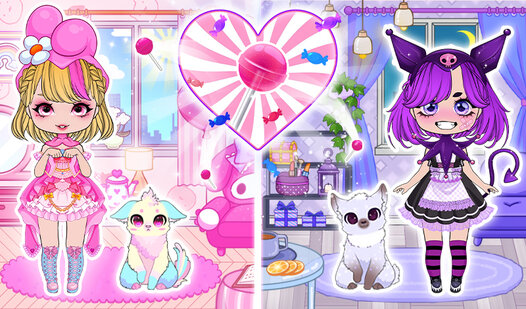Muñeca Chibi — jugar en 𝐏𝐥𝐚𝐲𝐠𝐚𝐦𝐚 (por Igry dlya devochek)