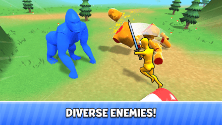 Epic Sword Battle! Fight in the Ragdoll Arena!   - Screenshot 3