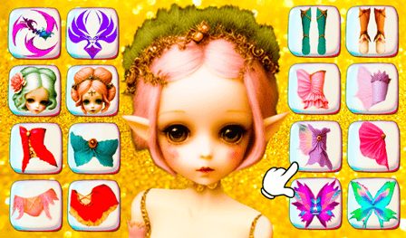 Create, dress and bring to life your fairy