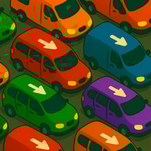 Dégagez l'embouteillage des bus
