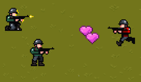Clash.Duel: 2D shooter for two