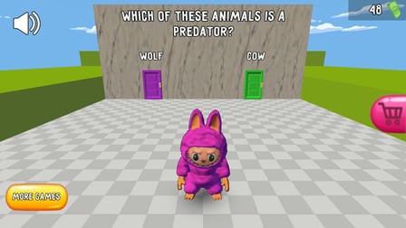 Labubu Doors Choose - Screenshot 1