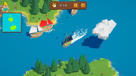 Gold Overboard - Screenshot 1