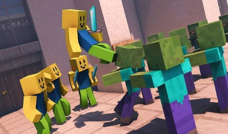 Robby's Game: Cut all the zombies!