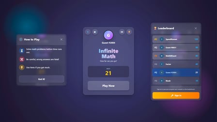 Infinite Math - Screenshot 2
