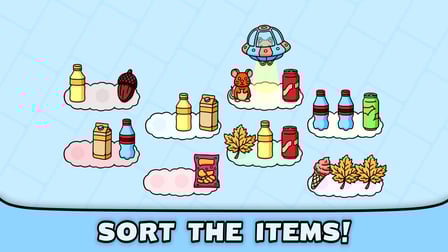UFO Cloudy Sorting - Screenshot 1