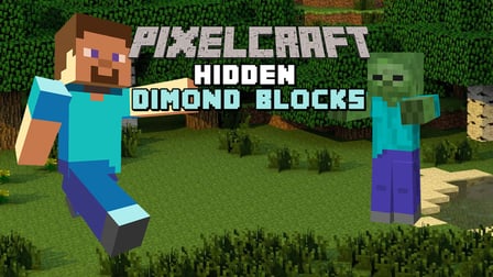 Pixelcraft Hidden Diamond Blocks