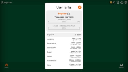 Spider Solitaire Online 1 - 2 - 4 suits - Screenshot 5